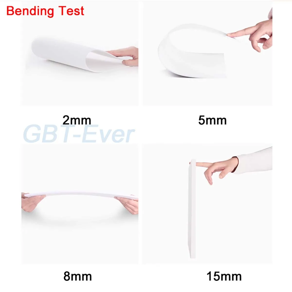 1/5/10Pcs 20x30 30x40cm PVC Foam Board Thickness 1/2/3/5/7/9mm White/Black Plastic Flat Board for DIY Building Model Materials