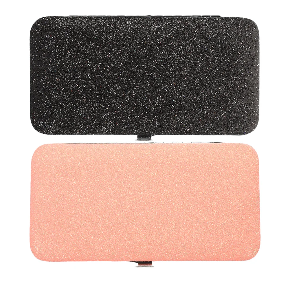 กระเป๋าใส่แหนบต่อขนตา 2 ชิ้น แบบพกพา กันน้ำ วัสดุทนทาน พกพาสะดวก