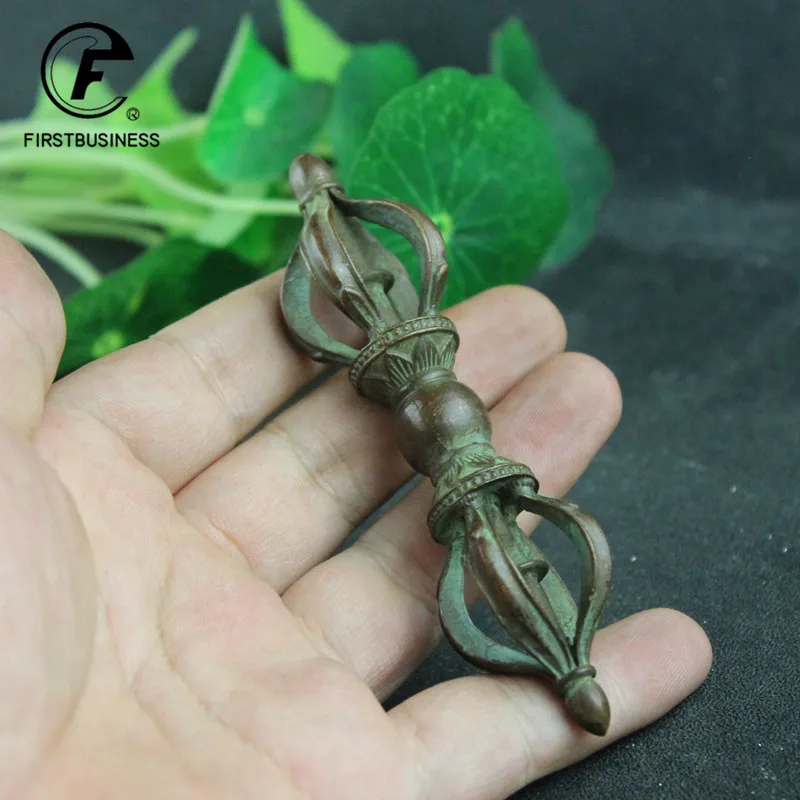 معدن النحاس فاجرا مدقة الحلي بوذا أداة التماثيل خمر البوذية ديكور المنزل مكتب الزينة فنغ شوي الحرف