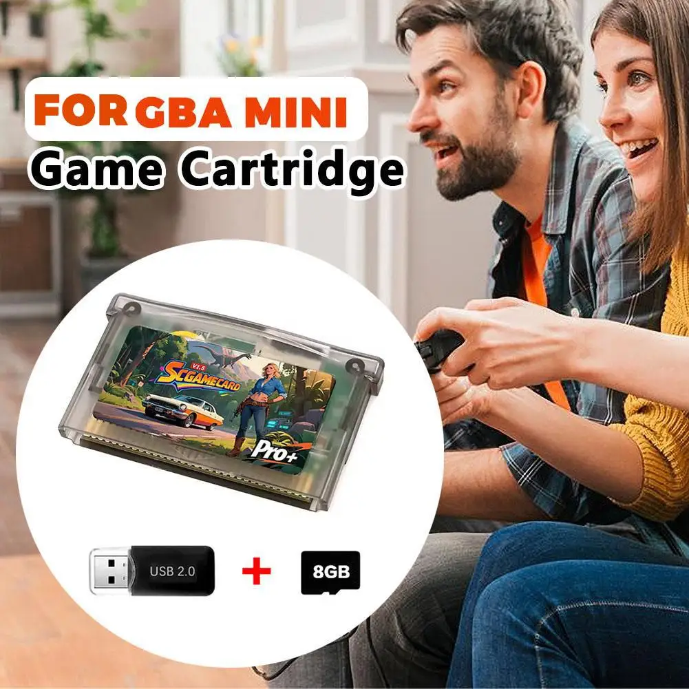 بطاقة فلاش V1.5 1000 في 1 لإصدار SC لـ GBA GBC GB NES مع محول 8G TF ملحقات وحدة التحكم في الألعاب