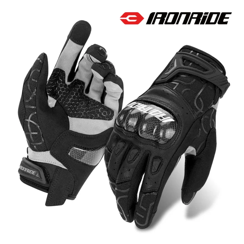 

Прочные и дышащие мотоциклетные перчатки с полным пальцем и сенсорным экраном, совместимые для занятий спортом на открытом воздухе и верховой езды по сезонам.