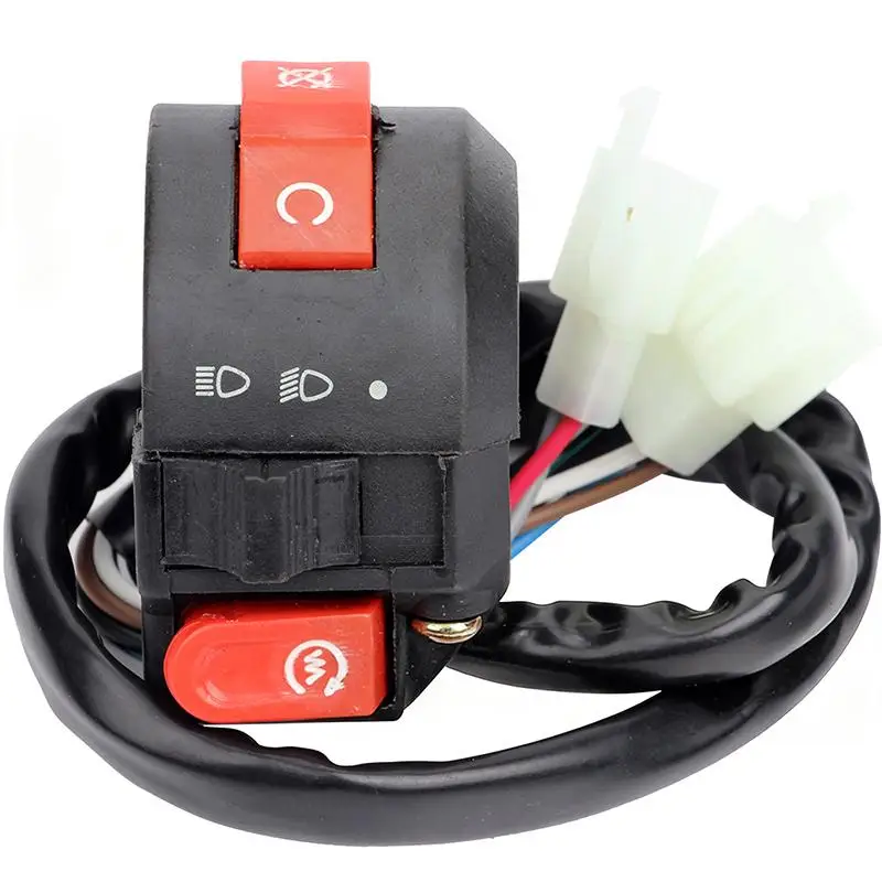 NEW Motorcycle Handle Bar Switch 7pin Kill Starter Light Switch Assembly For Sunl Roketa Coolster 50cc 70cc 110cc 125cc ATV Quad