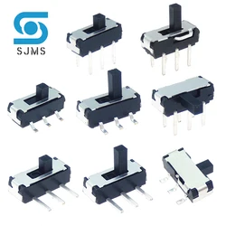 10PCS MSS22D18 Mini Miniature SMD SMT DIP Slide Switch 2P2T 6Pin Handle High 2MM 4MM For DVD Switch 3PIN 6PIN 8PIN Toggle Switch