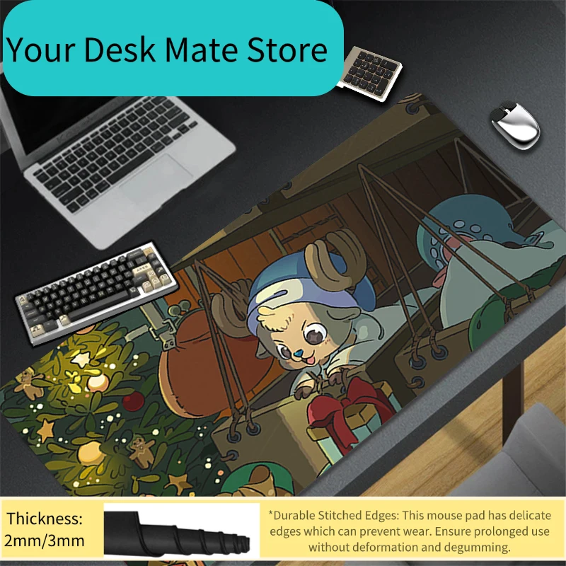 Exquisite Mousepad Rubber Mouse Pad Gaming One Piece Accessories PC Gamer Cabinet Carpets Office Computer Desk Mat Keyboard Pad