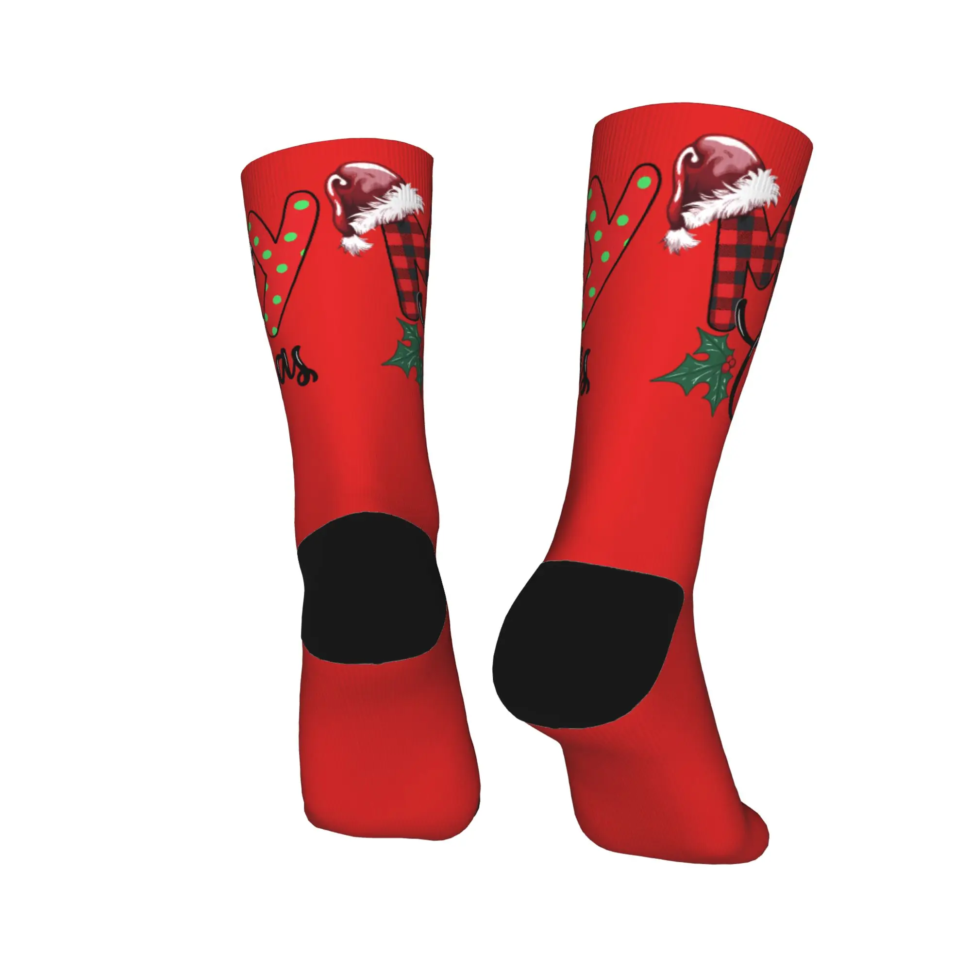 Meias de natal outono meias lazer masculino meias de alta qualidade design skate anti deslizamento meias