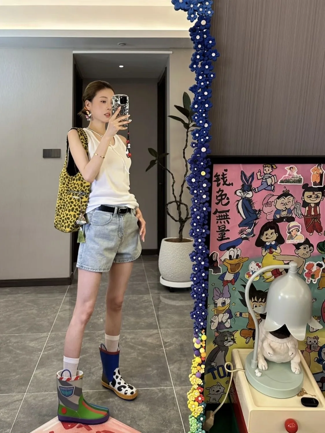 جديد ديزني الكرتون الاطفال لعبة قصة احذية المطر طالب احذية المطر الأطفال أزياء المرأة عدم الانزلاق أحذية قصيرة #5