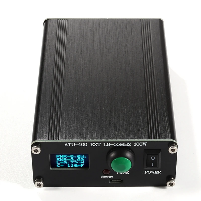 ATU-100 Antenna Receiver 1.8-55Mhz Mini Automatic Antenna Tuner Rechargeable Version Multi-Function Receiver