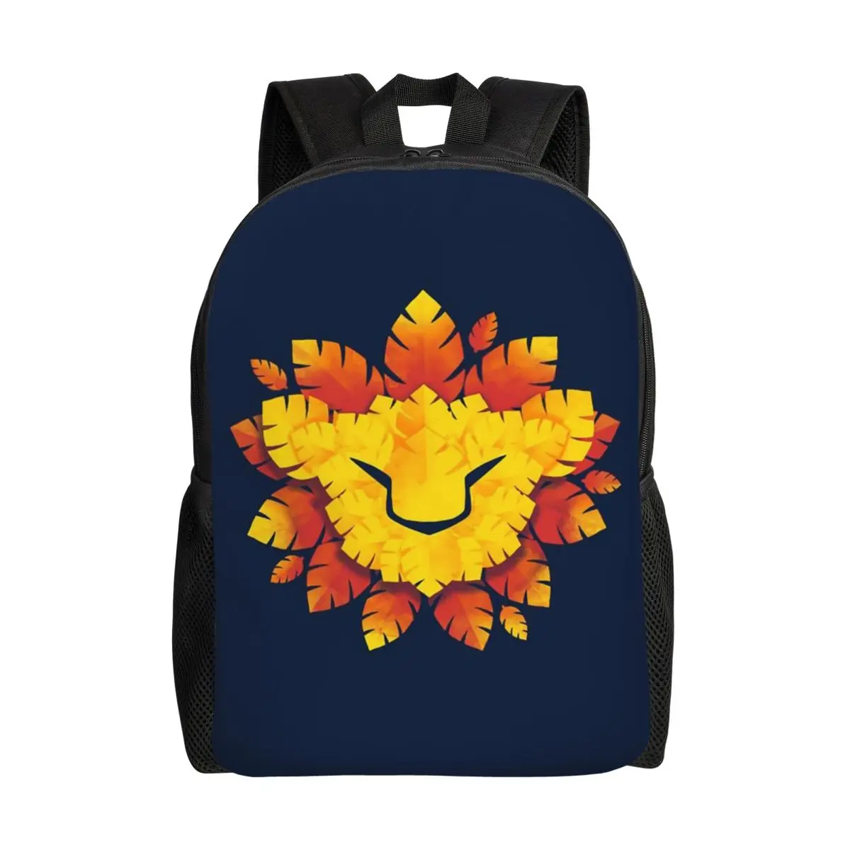 Custom King Of Leaves Backpacks for Men Women Waterproof School College Bag Print Bookbags