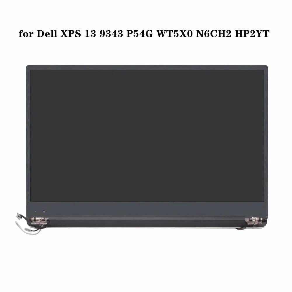 13.3 Inch for Dell XPS 13 9343 P54G WT5X0 N6CH2 HP2YT LCD Touch Screen Complete Assembly Upper Part QHD 3200x1800 FHD 1920x1080