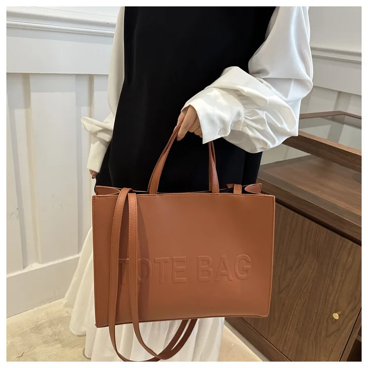 Einfache Vintage-Tragetaschen aus Pu-Leder für Damen, lässige Mode, einzelne Schulter-Cross-Body-Taschen, Handtasche für Damen zum Arbeitseinkaufen – Detail 10