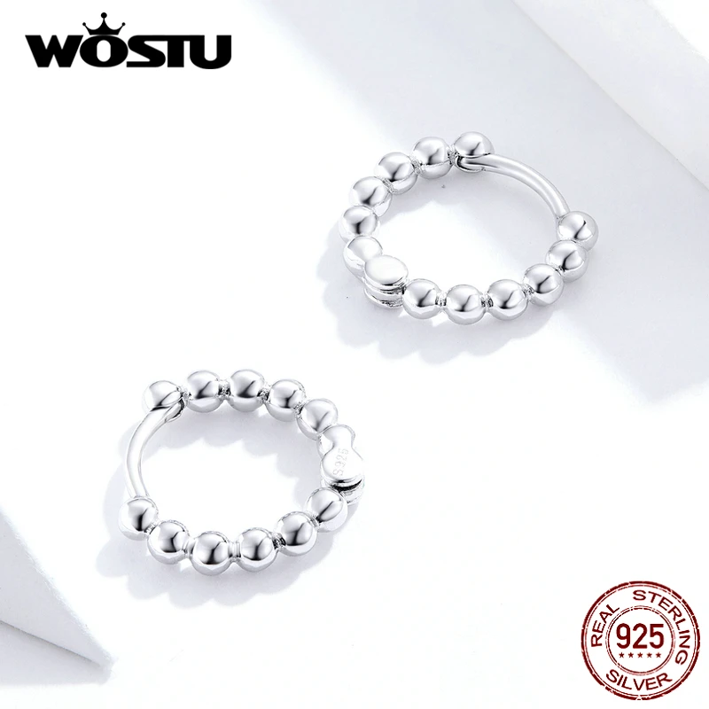 WOSTU 925 Sterling Silver Gold-plated Love Drop Star Triangle Stud Earrings Simple Fine Jewelry Suitable for Daily Accessories