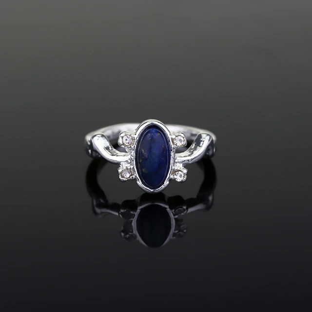1 pc The Vampire Diaries Rings Elena Gilbert Daylight Rings Vintage Crystal Ring With Blue Lapis FashionJewelry Movies Cosplay AliExpress 36
