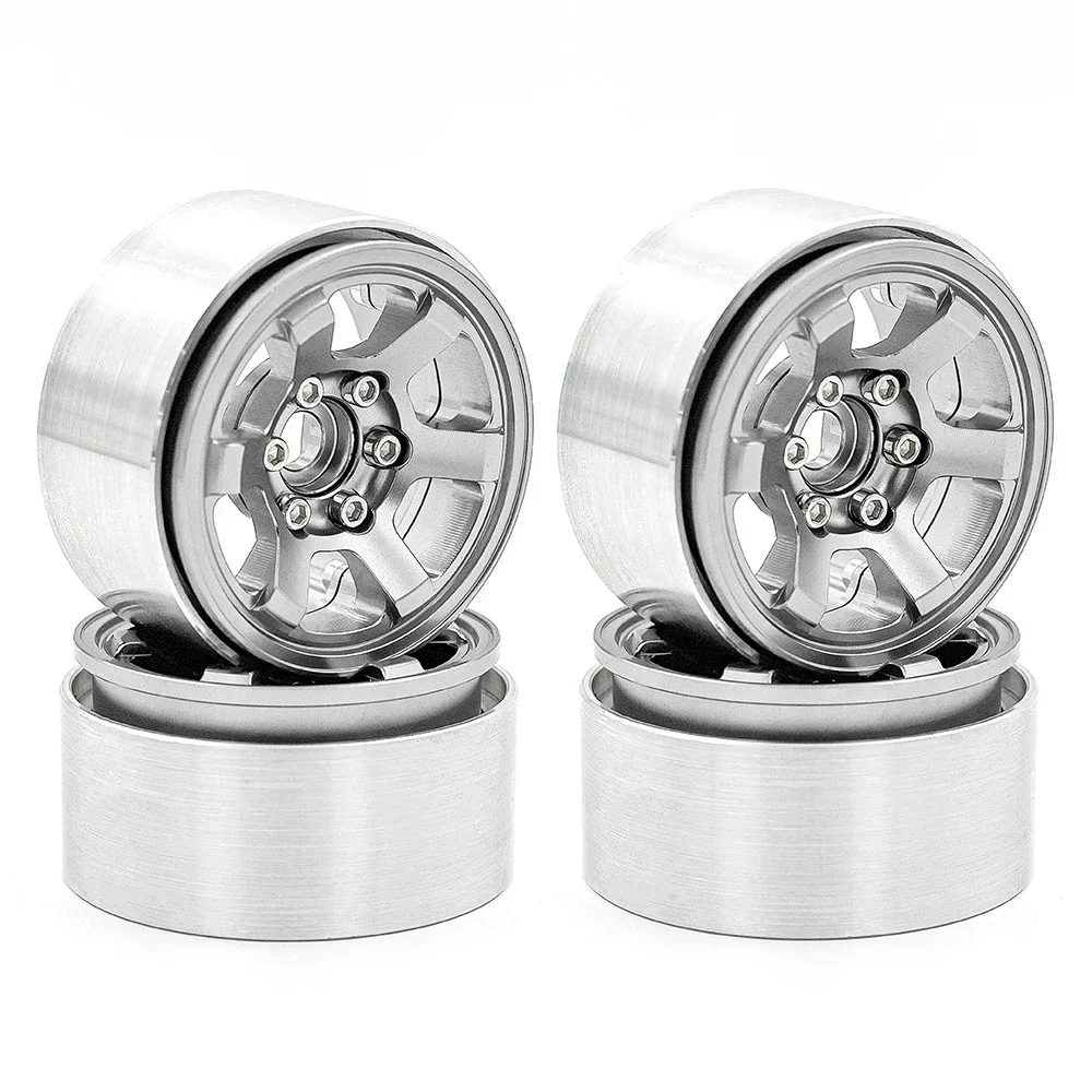 4PCS 메탈 1.9 비드락 휠 림 허브 1/10 트럭스 Hsp 레드캣 Rc4wd WRAITH 타미야 액시얼 SCX10 D90 HPI RC 자동차 부품