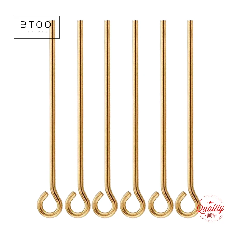 

Шпильки для глаз с позолотой 14 карат, глазок с позолотой, заколка для глаз с позолотой для изготовления ювелирных изделий, золотая окошка 6,35/12/12,7/19/38,1 мм