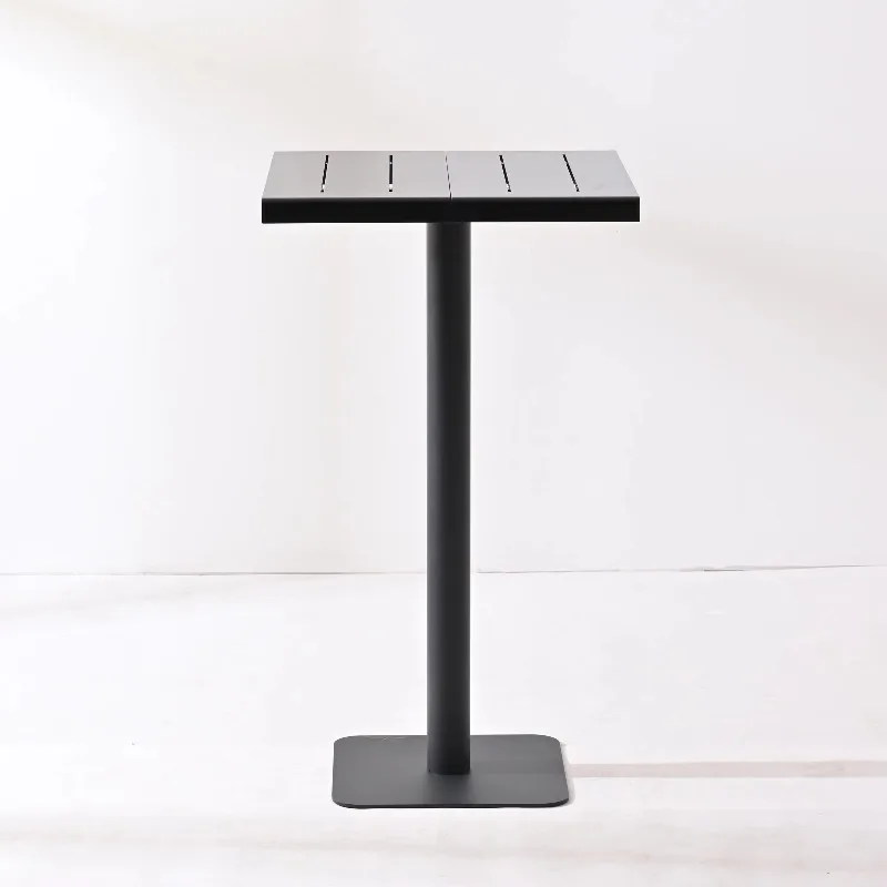 

Household Furniture Plastic Top Dining Room Kitchen Island Counter Outdoor Black Square