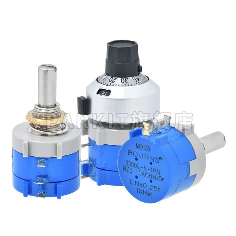 3590S-6-103L502L104L101L203L503L knob cap, precision multi-turn winding adjustable potentiometer