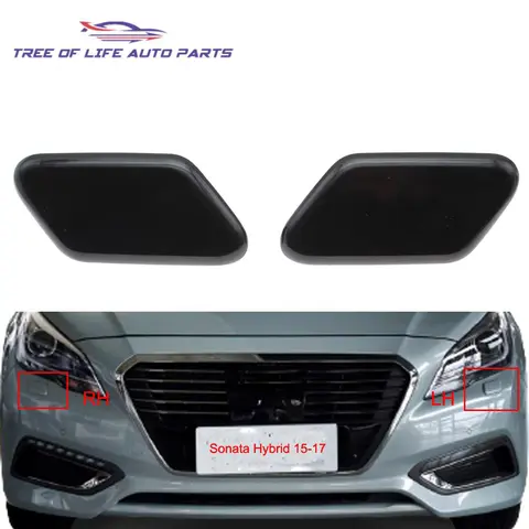 현대 소나타 하이브리드 LF 2015 2016 2017 전면 우측 좌측 범퍼 헤드라이트, 워셔 노즐 제트 캡 커버, 98681-E6000