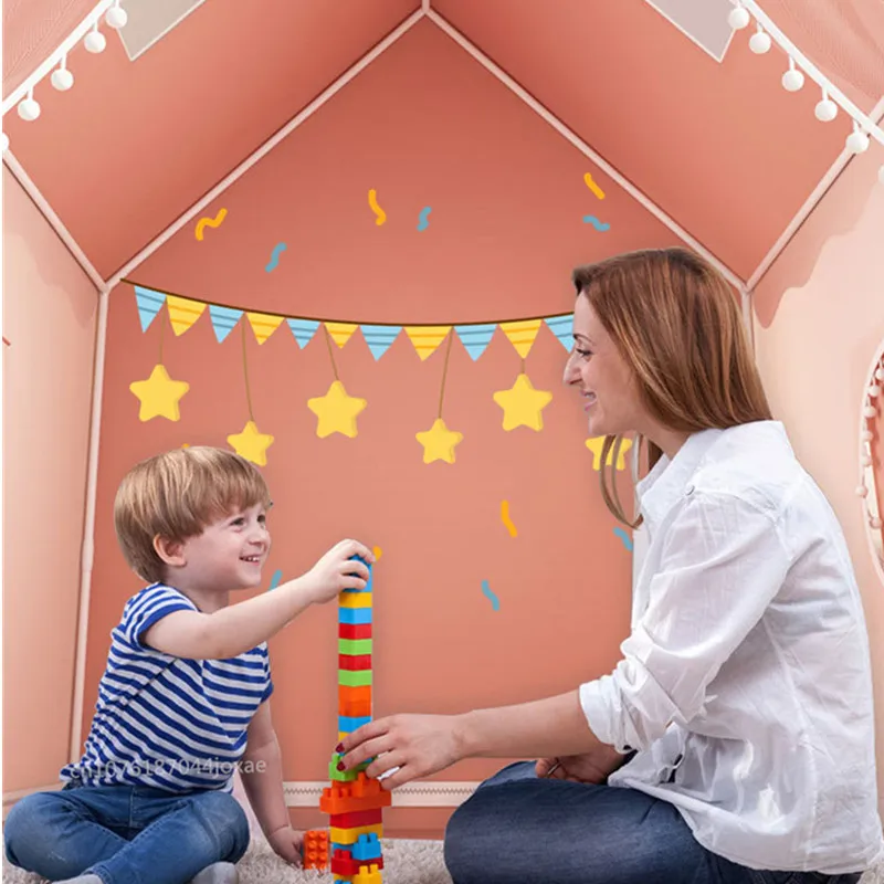 Giocattoli per tende per bambini Tende multiuso pieghevoli per interni Casa da gioco Decorazioni per la camera dei bambini Castello della principessa Gioco Regalo per ragazze dei ragazzi