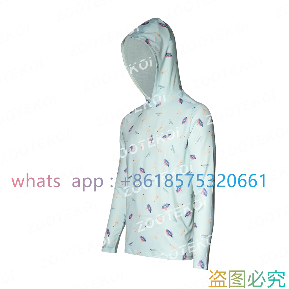 GOOGAN SQUAD Vissen Hoodie Mannen Zomer Ademende Lange Mouw Vissen Jersey Zonwering Vissen Shirts Camisa De Pesca Nieuw