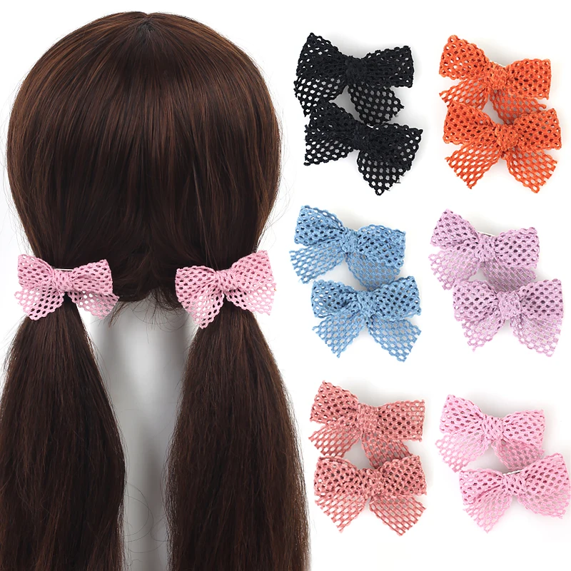 Crianças sólida verificação fita grampos de cabelo headbands meninas bebê moda casual elástico elegante rendas bonito arcos hairpin acessório de cabelo
