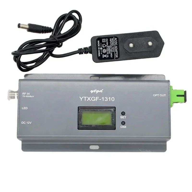 Проект под 10 км для использования Горячий продавать Micro mini catv ftth 1310 нм или 1550 нм 10 МВт с дисплеем мини-оптический передатчик