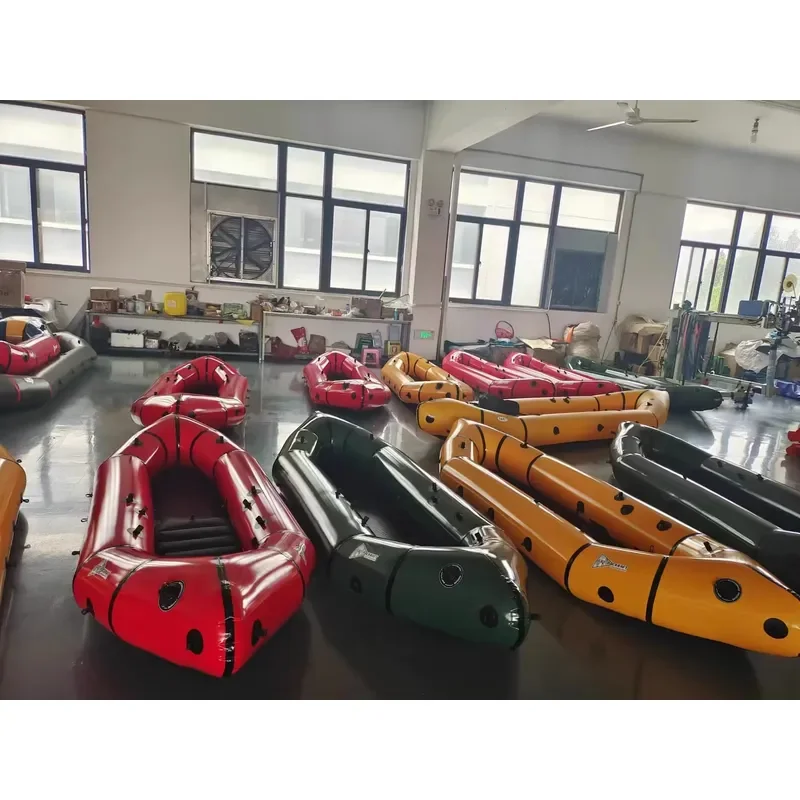 Factory Premium OEM Lightweight Inflatable Cheap Packraft Inflatable Boat for Trouting Fishing Canoe Boat