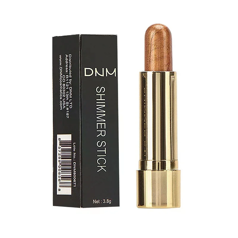 3D الوجه سطع تمييز بار مستحضرات التجميل الوجه كونتور برونزي لامع تمييز عصا المخفي كريم ماكياج أداة