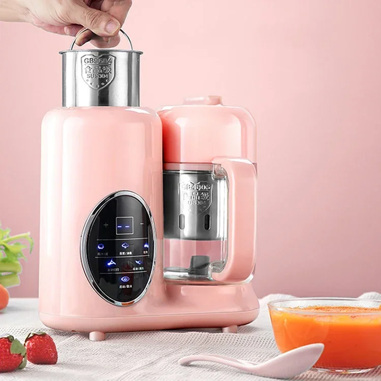 Digital Display Baby Food Supplement Machine With Steamer Juicer Blender Baby Food Processor