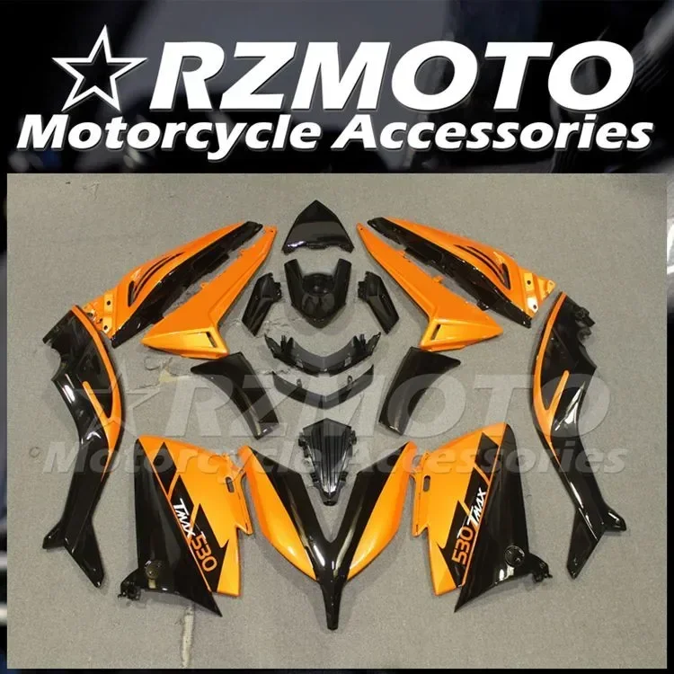 

Custom New ABS Motorcycle Fairings Kits Fit For YAMAHA T-max 530 2015 2016 tmax 15 16 Bodywork Set Black Orange