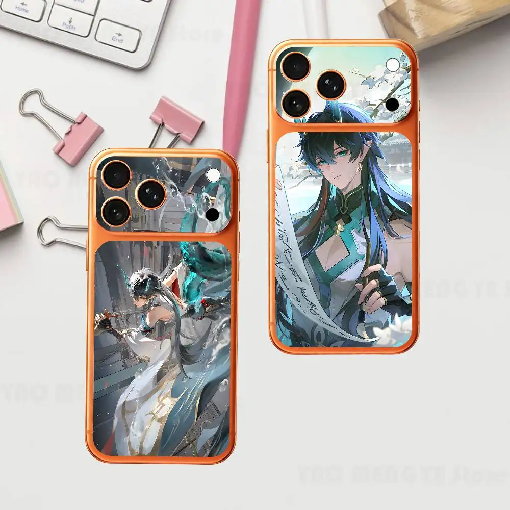

Game Honkai Dan Heng For IPhone 17 Pro ProMax Full Back Cover Decal Wrap Skin Rear Protective Sticker Film