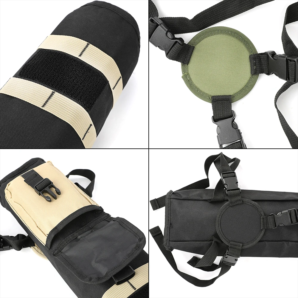 Arrow Quiver Adjustable Left/Right Hand Arrow Bag Arrows Holder Archery Hunting PVC Oxford-Cloth for Bow Shooting Accessories - Image 2
