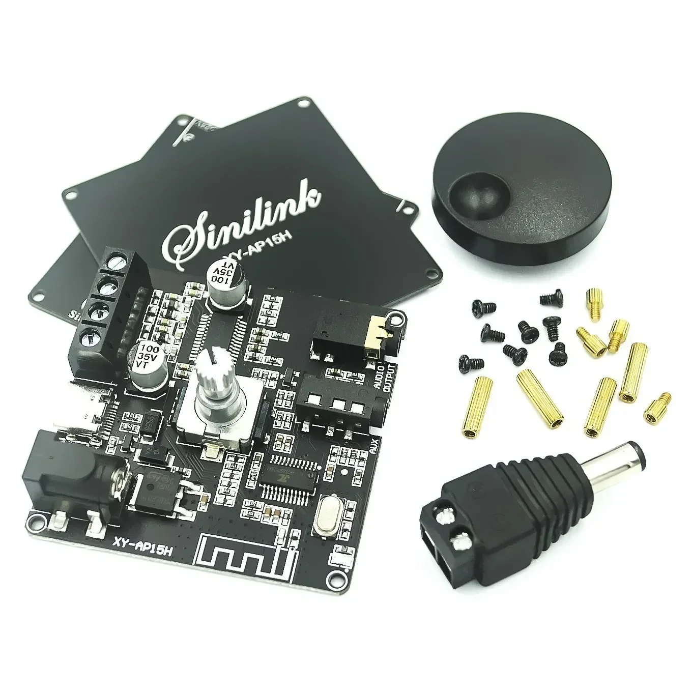 for-stlinkForBluetooth 5.0 10W/15W/20W ステレオパワーアンプボードモバイルコントロール APP12V/24V ハイパワーデジタルアンプモジュール