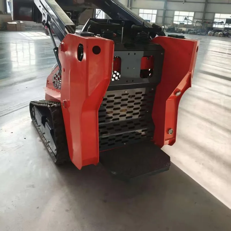 Mini Skid Steer Loader with Attachments Kit1 Year Warranty Euro5 Log Loader High Efficiency Crawler Track Loader