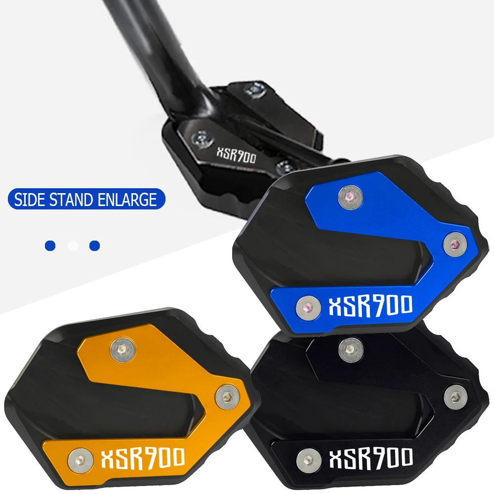 2026 New Motorcycle Side Stand Enlarge Pad Kickstand Support Extension Plate FOR YAMAHA XSR900 GP 2024 2025-2026 XSR-900 XSR 900