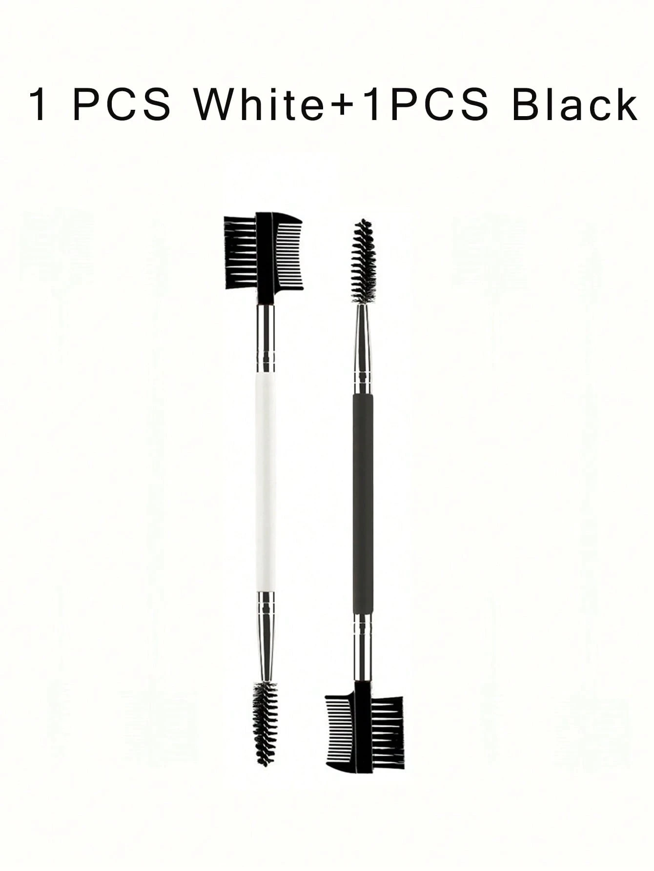 1/2/5PCS 3 Testa Sopracciglio Ciglia Shaper Doppia Testa Pennello Trucco Strumento di Toelettatura Cosmetico Con 3 Diversi Spazzole Spoolie