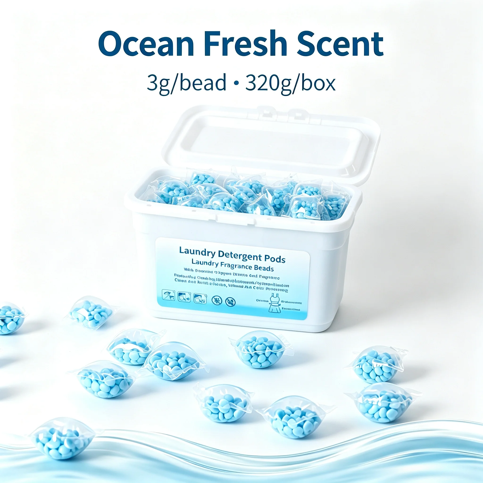 Scent Booster Bead - Geurparels voor wasgoed, wateroplosbare geurparels, 320