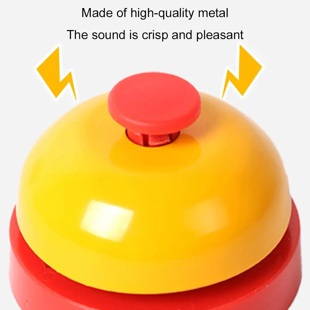 Handgepresste Glocke Spielzeug Hand Klatschen Glocke Reaktion Training Spiel Reaktion Glocke Esstisch Glocke Drücker Brettspiel Spielzeug Zubehör