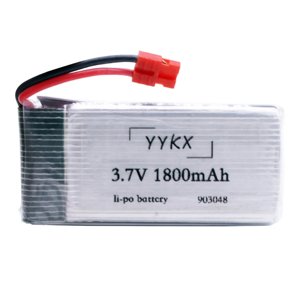 3.7V 1800mAh lipo Battery XH2.54/SM/JST/XH4.0 Plug for KY601S SYMA X5 X5S X5C X5SC X5SH X5SW X5HW X5UW M18 H5P HQ898 H11D H11C