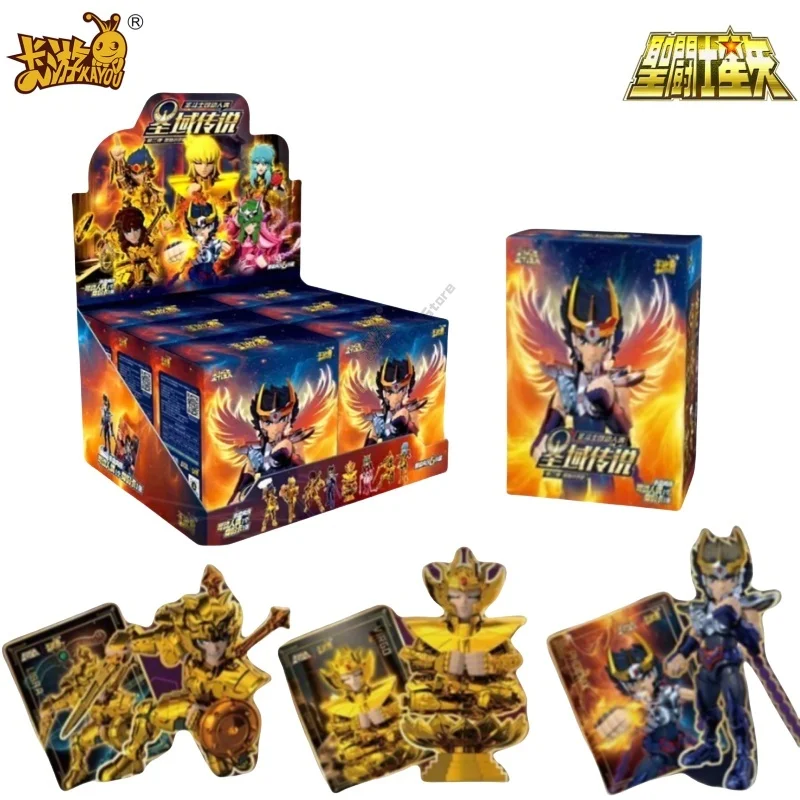 

KAYOU Genuine Saint Seiya Card Legend of Doll Sanctuary Series Blind Box of Gold Will Peripheral Children Toys Gift Original Box