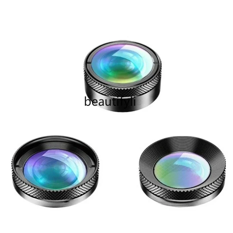 Asmt42 Fisheye Weitwinkel-Makropolarisation Starlight 6-in-1-Set Universelles externes Mobiltelefonobjektiv