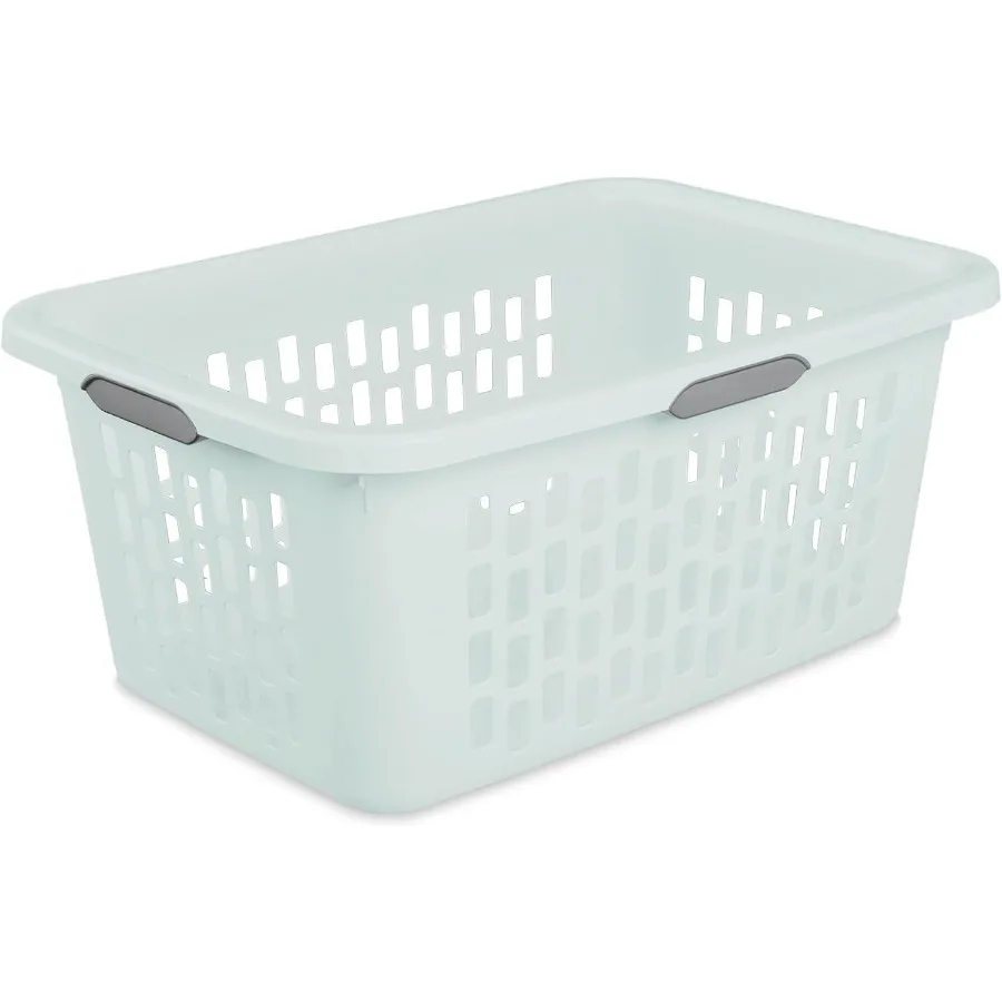 Rectangular Laundry Basket, Plastic Clothes Hamper