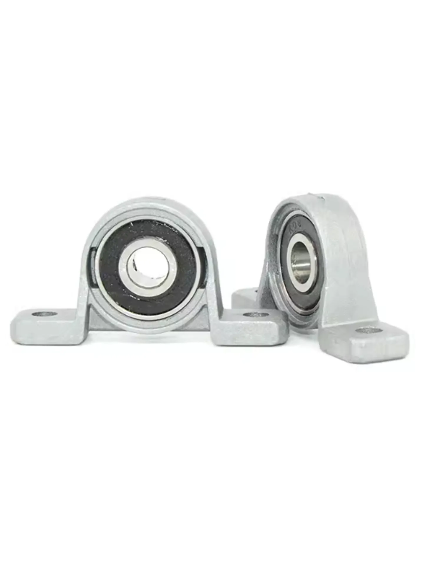 2pcs/lot KP08 KP000 KP001 KP002 KP003 KP004 KP005 KP006 Zinc Alloy Diameter Bore Ball Bearing Pillow Block Mounted Support