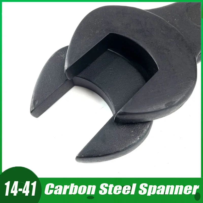 

Carbon Steel Heavy Duty Single Open End Wrench Black Spanner 14mm 16mm 17mm 18mm 19mm 21mm 22mm 24mm 27mm 30mm 32mm-41mm