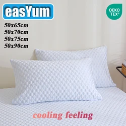 50x65/50x70/50x75/50x90cm Queen King Bamboo Fiber Cooling Waterproof Neck Pillow Case Covers Decorative Pillowcase With Zipper