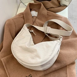 Simple Design Women's Nylon Crossbody Bags Casual Ladies Daily Shopper Shoulder Bag Female Tote Purse Handbags Messenger Bag