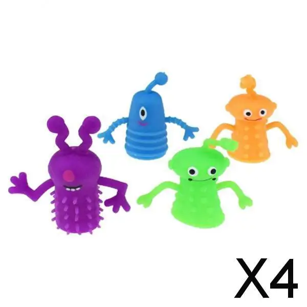 4-6pack 4Pcs Cute Lovely Finger Puppets Children Educational Party Birthday Toys