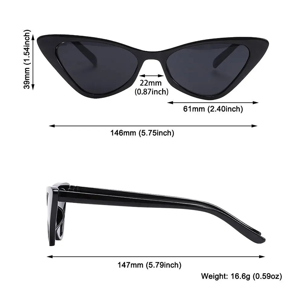 Vintage Cat Eye Dames Zonnebril Mode Stijlvolle Ultralight Oversized Zonnebril 2025, Ins Merk Retro Bril UV400 о Xar