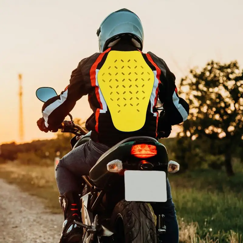 Back Protective Pad Multipurpose Back Protector For Motorcycle Portable Comfortable Protective Pad Lightweight Protective Gear