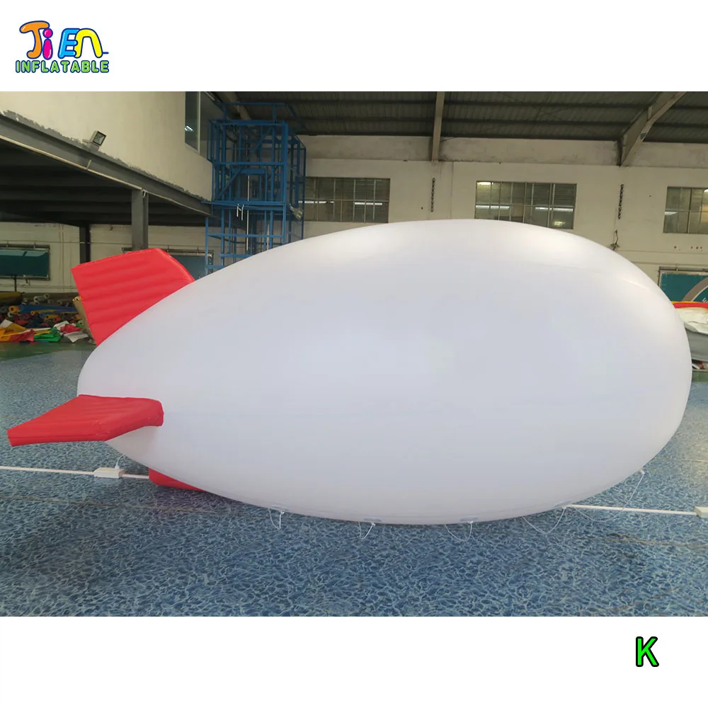 

logo printing 4m balloons for advertising / 0.18mm PVC helium blimp for advertising / cheap made in China inflatable blimp