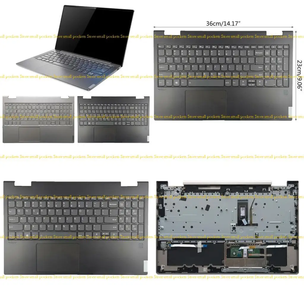 

R1WD Замена для ноутбука Yoga C740-15IML, верхний корпус, упор для рук, клавиатура, сенсорная панель, деталь в сборе 5CB0U43851,